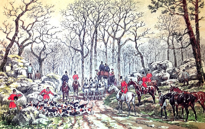 À Fontainebleau par Charles Boyer (1892) - Archives de l'équipage